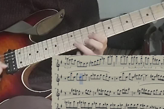 transcribe your audio into sheet music or tabs
