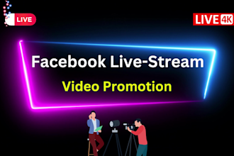 promote facebook livestream video event