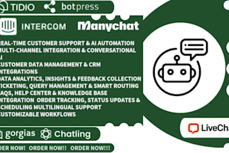 provide customer support solutions with intercom tidio botpress chatling ai