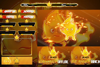 make your twitch logo, screens, panels and overlay
