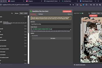 build you an n8n workflow for ai faceless youtube shorts with zero API cost