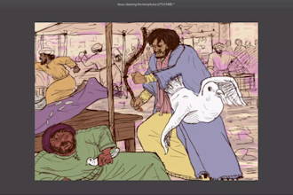 create bible inspired illustrations for you