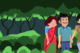 do 2d animation video for your youtube chanel