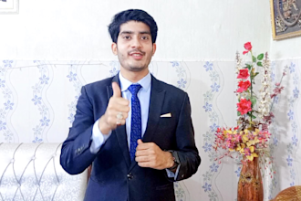 be your spokesperson with green screen or any background