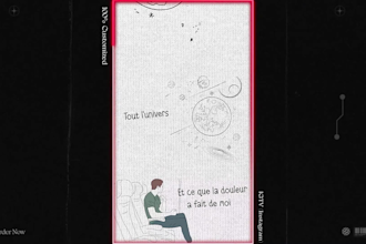 create professional storytelling hand drawn lyric video