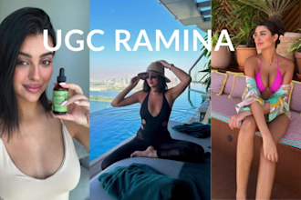 be your ugc content creator and model for your brand