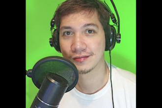 record a varieties of male voice over in english and bahasa in HQ