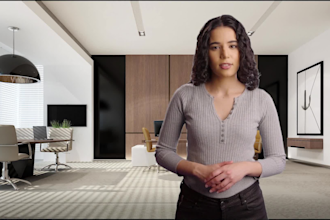 make ai spokesperson video for business promotion