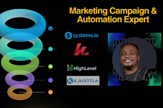 design sales funnel, automation and marketing campaign on gohighlevel and kartra