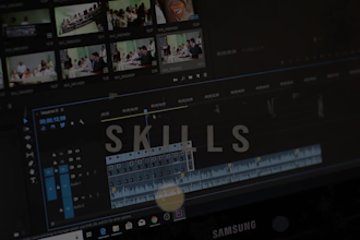 edit promotional video and video marketing posts, digital ad