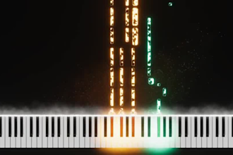 create midi with attractive piano visualizer video tutorial in 24 hours