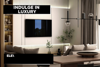 do modern interior design and architectural 3d rendering