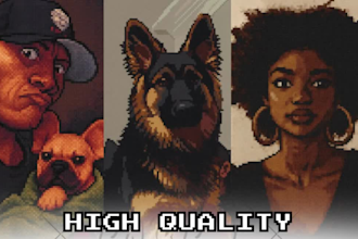 convert your images into detailed pixel art