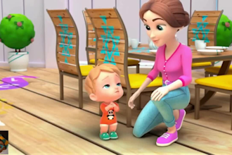 do 3d kids animation, cartoon kids video, kids nursery rhymes, kids song video