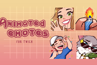 design a custom animated emote for your twitch