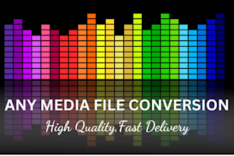 convert audio file to any format mp3, mp4, wav, aac, m4a etc