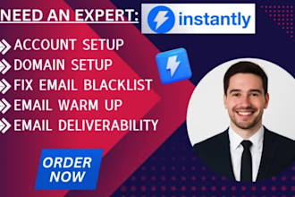 fix your email deliverability issues and setup proper warm up for instantly ai