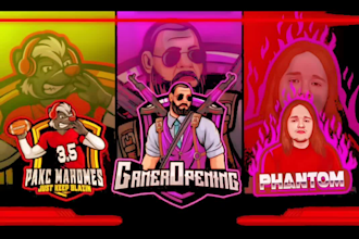 design a unique sports, mascot, e sports and gaming logo