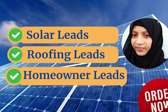 generate solar leads, roofing leads, contact list, and email list building