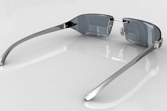 realistic 3d modeling sunglasses render 3d eyewear product design and animation
