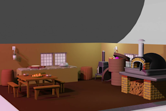 make a unqiue 3d environment according to your requirements