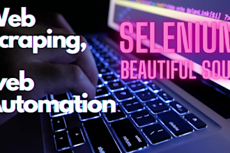 web scraping and web automation