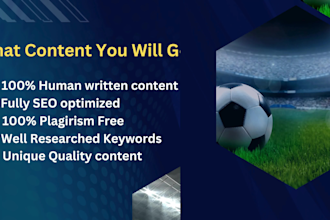write sports articles for your blogs and website