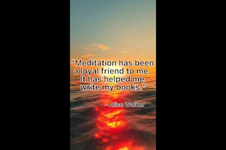 create short meditation videos for youtube
