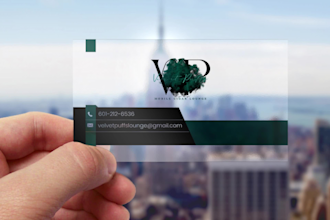 design luxury business card within 2hrs
