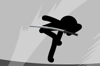 create custom stickman,stickmen,stick figures animation or illustration