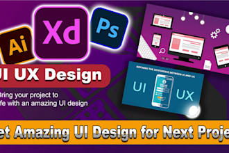 do UI UX design, mobile app UI design, or web UI design