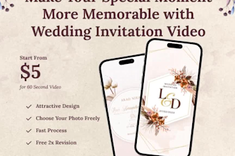 create a spectacular digital wedding invitations website