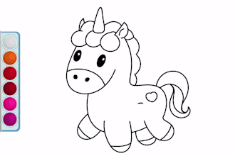 drawing and coloring video for youtube kids
