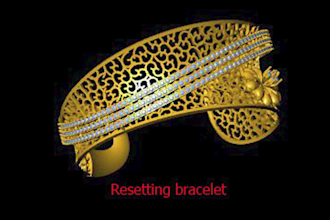 do hip hop  jewelry with creativity as per your requirement