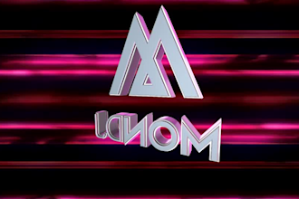 create 3d logo loop in full HD vj dj or other