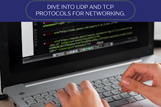 do network socket programming in cplusplus and python using tcp and udp