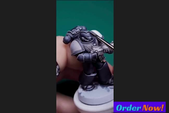 custom 3d printed and painted miniatures for warhammer 40k
