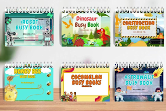 do busy books for kids and other digital products