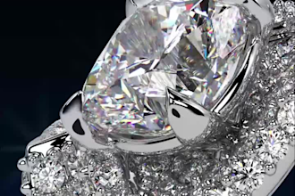 do 3d ring animation 3d jewelry animation 3d ring model 3d jewelry design