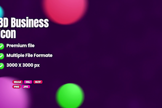 create custom 3d icon illustration for your website and apps