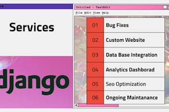 build web application using django, flask and python