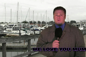 report your News from anywhere with green screen