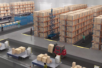make3d industrial animation for factory machinery