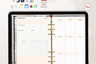 create digital planner to sell on etsy or website free 1800 stickers