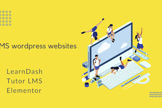 develop lms website in wordpress google adsense and SEO  friendly