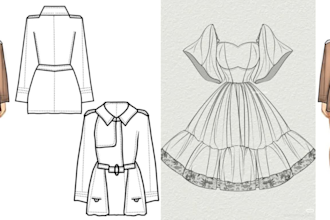 design clothing tech pack, fashion tech pack, tech pack,