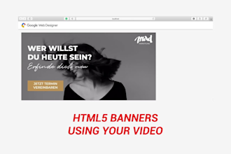 create video html5 banner ad