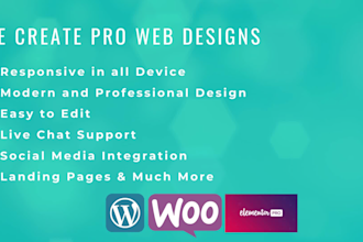 be your elementor pro expert for your elementor worpress website