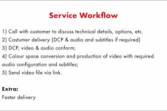 produce a video file from your dcp
