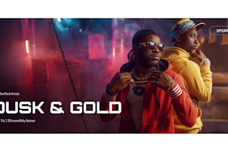 design custom spotify banner and cover art